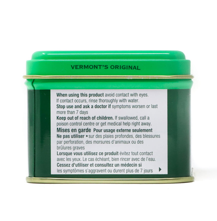 Bag Balm Skin Moisturizer 8 oz tin. The tin features a green design with the Bag Balm logo on the front. The moisturizer is known for its soothing and hydrating properties, suitable for dry or chapped skin. The tin is set against a white background.